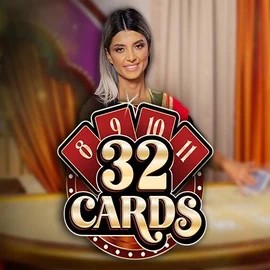 32 Cards by Ezugi, showcased at wolfscasino.fr – game logo