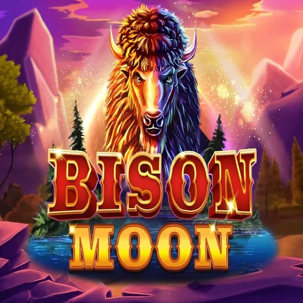 Bison Moon logo – Slots by Northern Lights Gaming at Wolf Casino