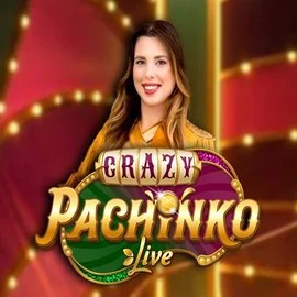 Crazy Pachinko slot visual from Evolution available on wolfscasino.fr