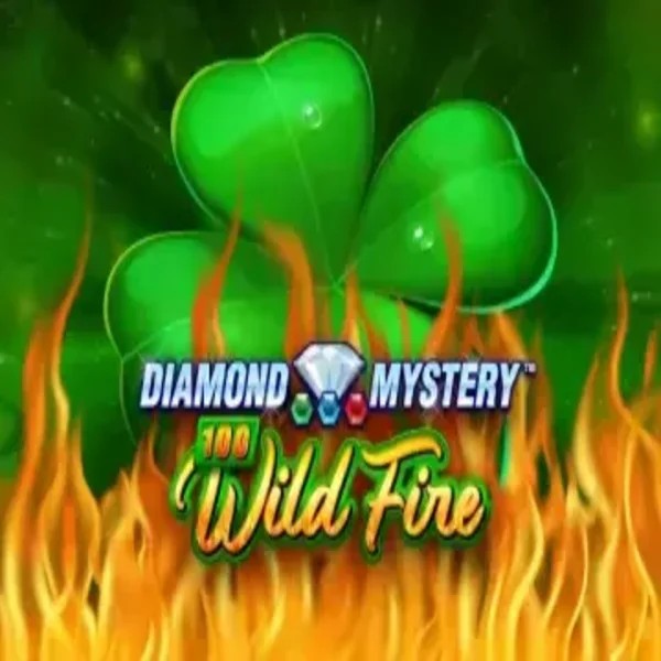 Diamond Mystery 100 Wild Fire online game logo by Greentube on wolfscasino.fr